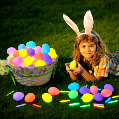 Premium Glow in the Dark Easter Eggs – 100 PCS