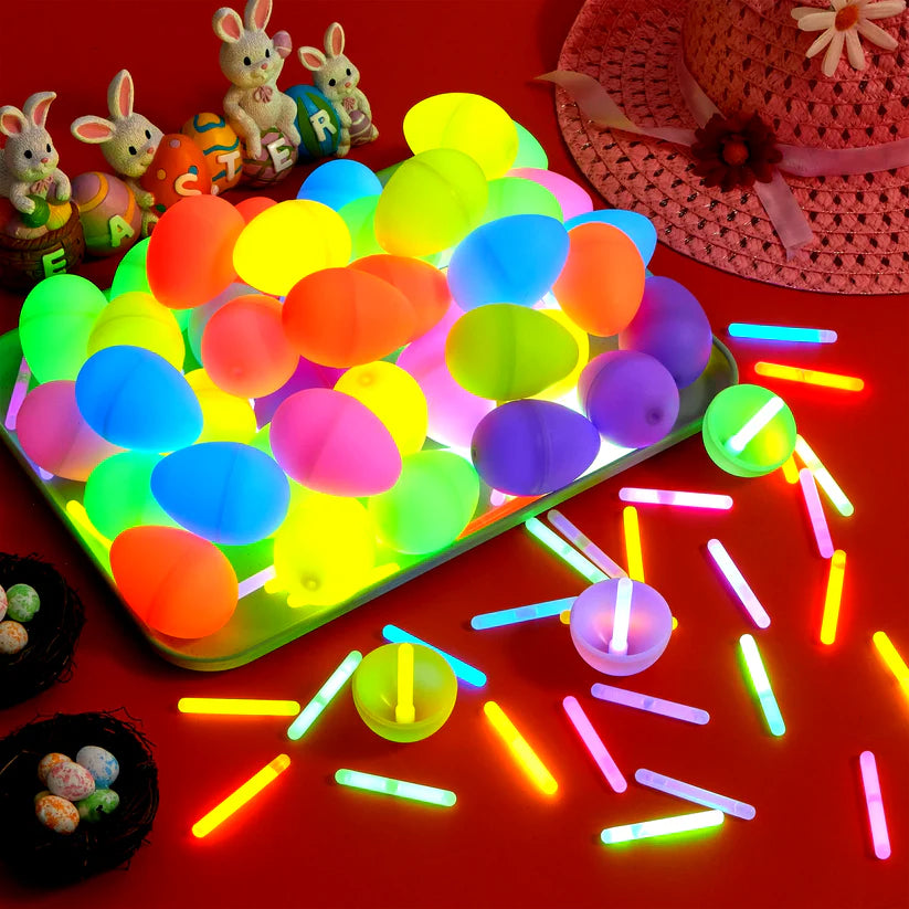 Premium Glow in the Dark Easter Eggs – 100 PCS